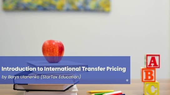 Introduction to International Transfer Pricing